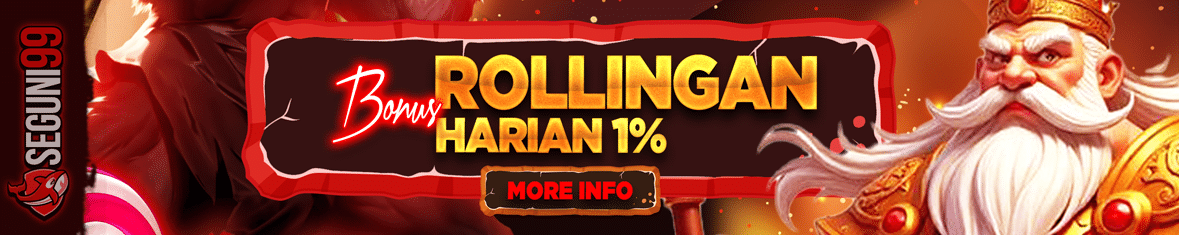 Bonus Rollingan Terbesar | Bonus Rolingan hingga 100% | Bonus Terbesar